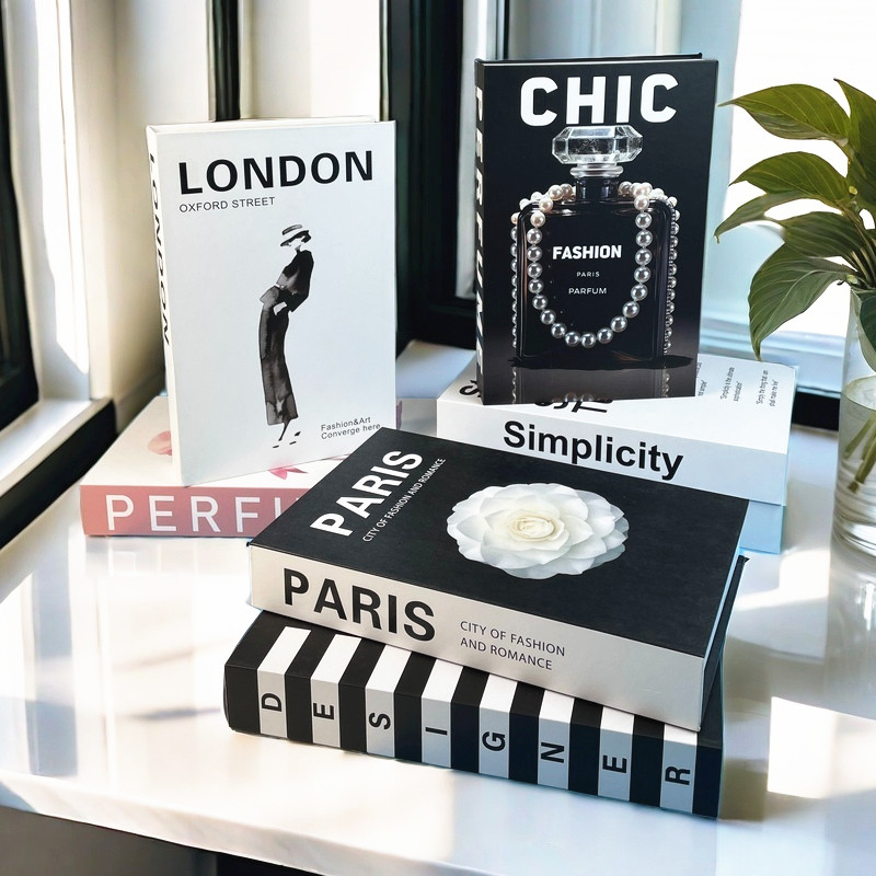 Interior Design Ideas - Perfume Luxury Fake Book Storage Box