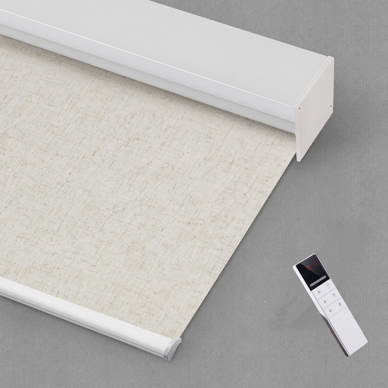 Linen Roller Blind - High Quality Modern Smart Automated Wireless