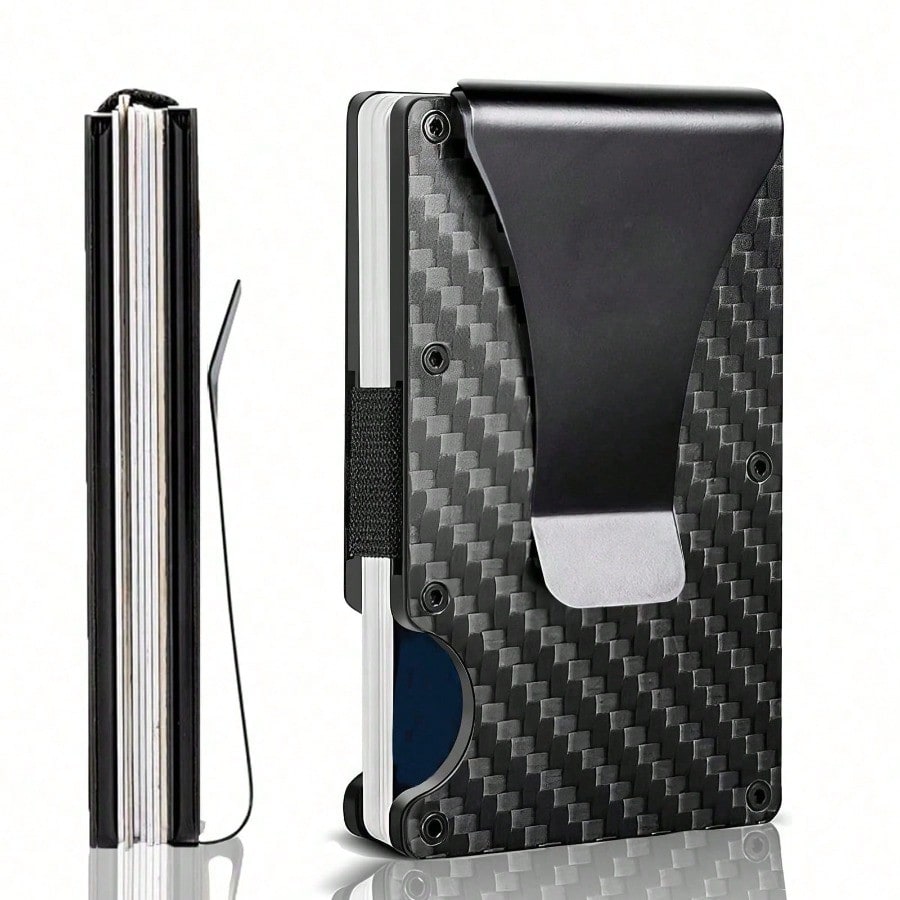 Interior Design Its - Carbon Fiber Pattern Ultra-Thin Card Wallet,