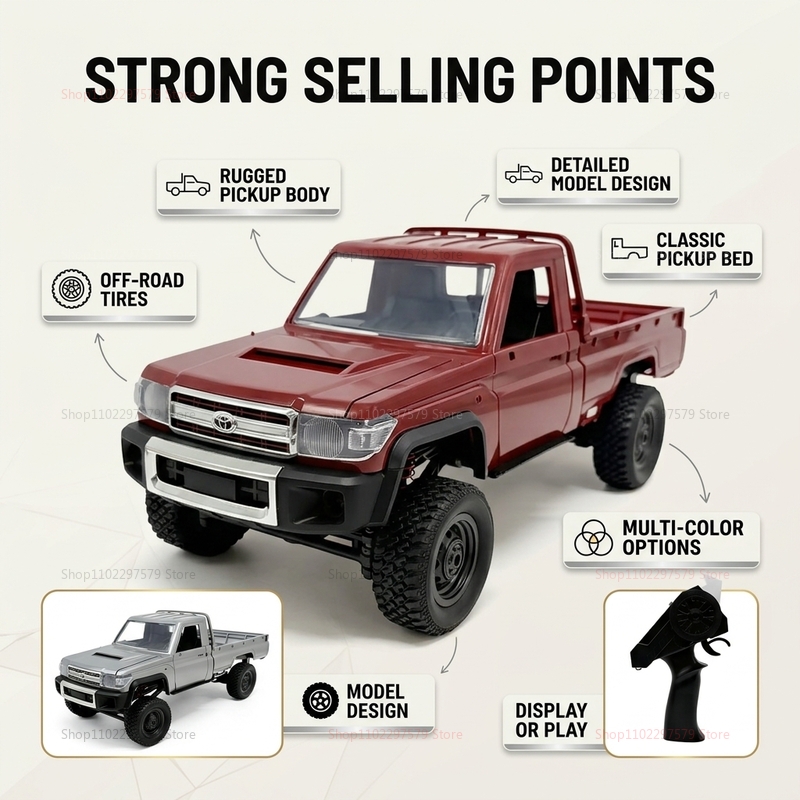 MN82 4WD Off-Road RC Car with  - Interior Design Experience recensione e prezzo