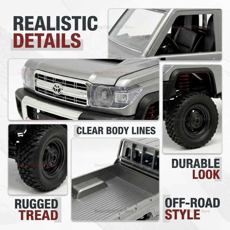 MN82 4WD Off-Road RC Car with  - Interior Design Experience recensione e prezzo