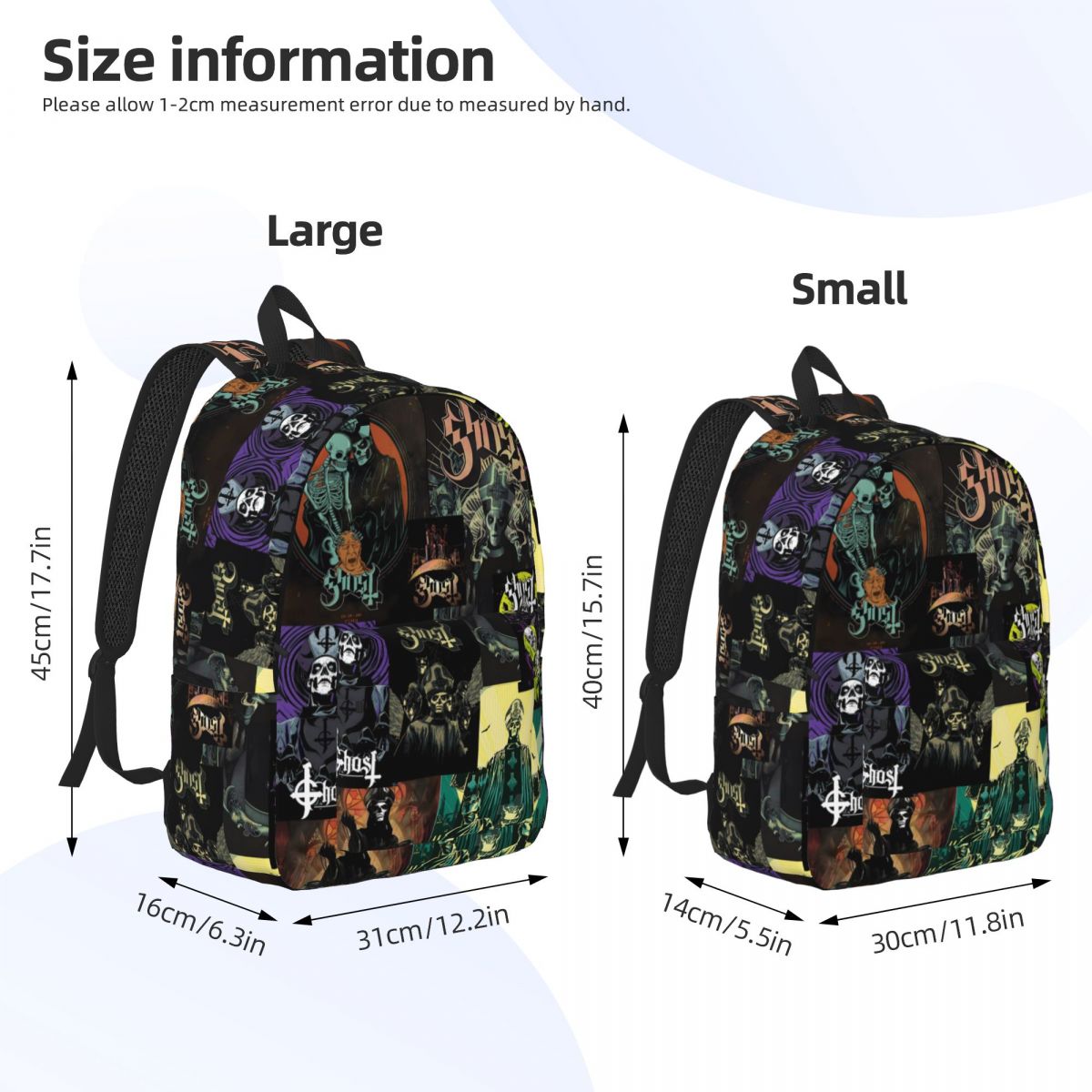 Ghost Band Backpack 3D Print M - Interior Design Xmas recensione e prezzo