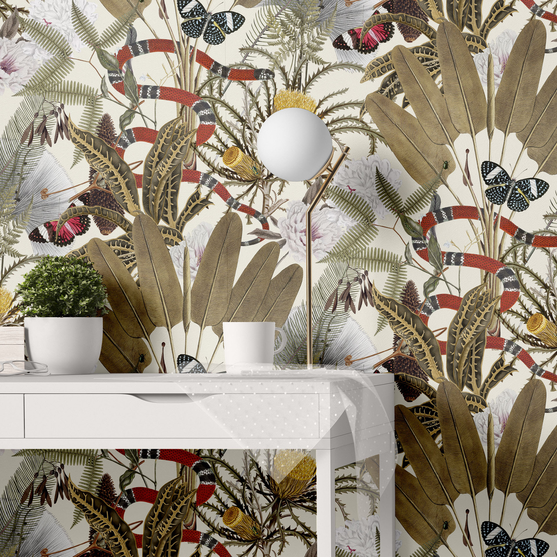 Snake Butterfly Wall Panels -  - Wall Panel 3D Texture recensione e prezzo