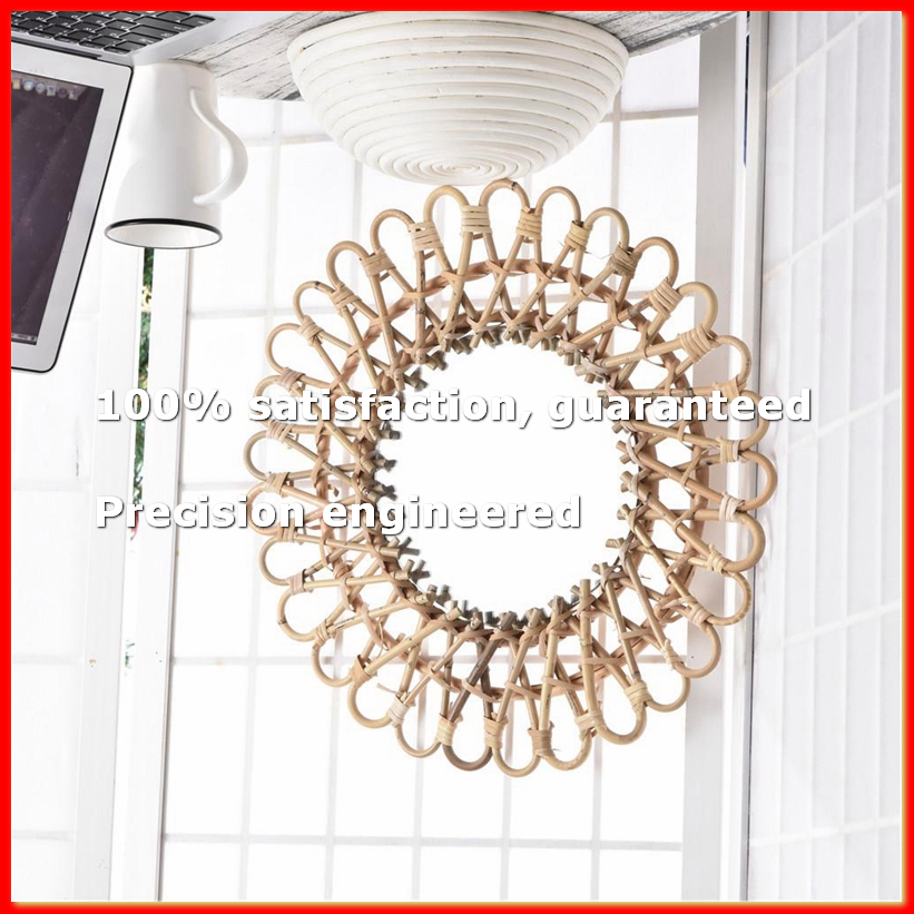 40Cm Nordic Wicker Wall-Mounte - Rattan Mirror Round recensione e prezzo