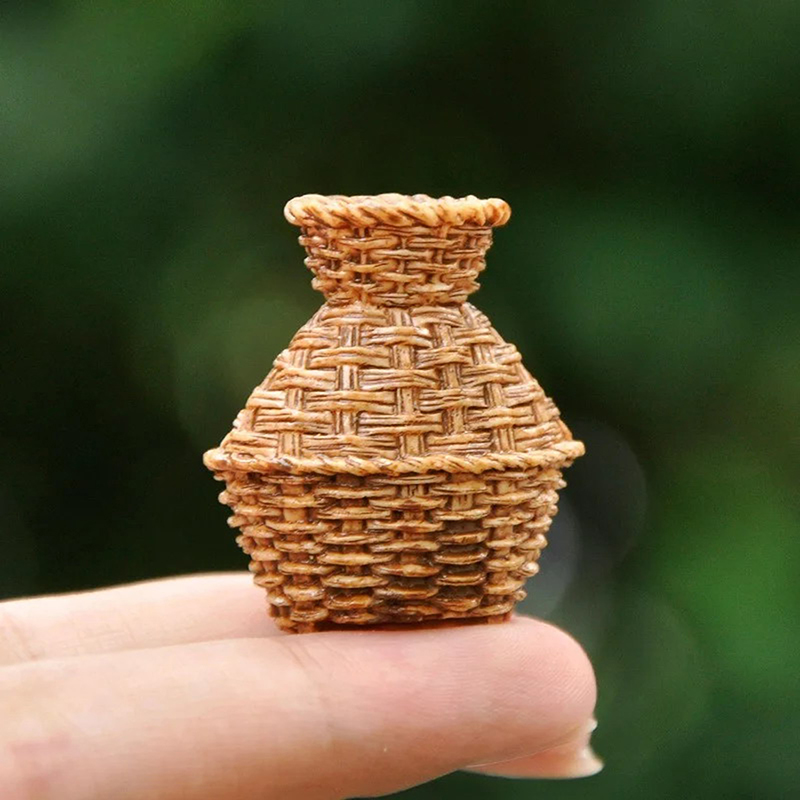 [F] 5pcs Miniature Woven Baske - Woven Basket Set recensione e prezzo