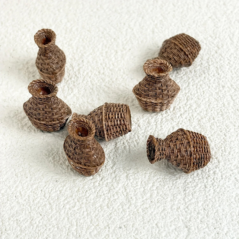 [F] 5pcs Miniature Woven Baske - Woven Basket Set recensione e prezzo