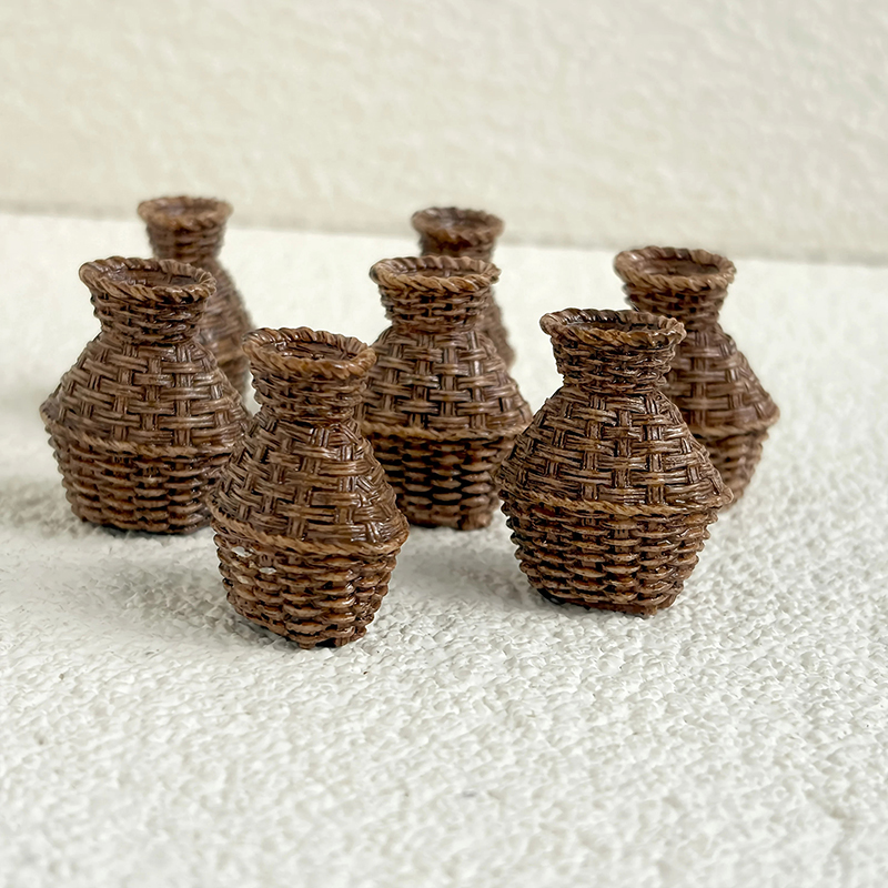 [F] 5pcs Miniature Woven Baske - Woven Basket Set recensione e prezzo