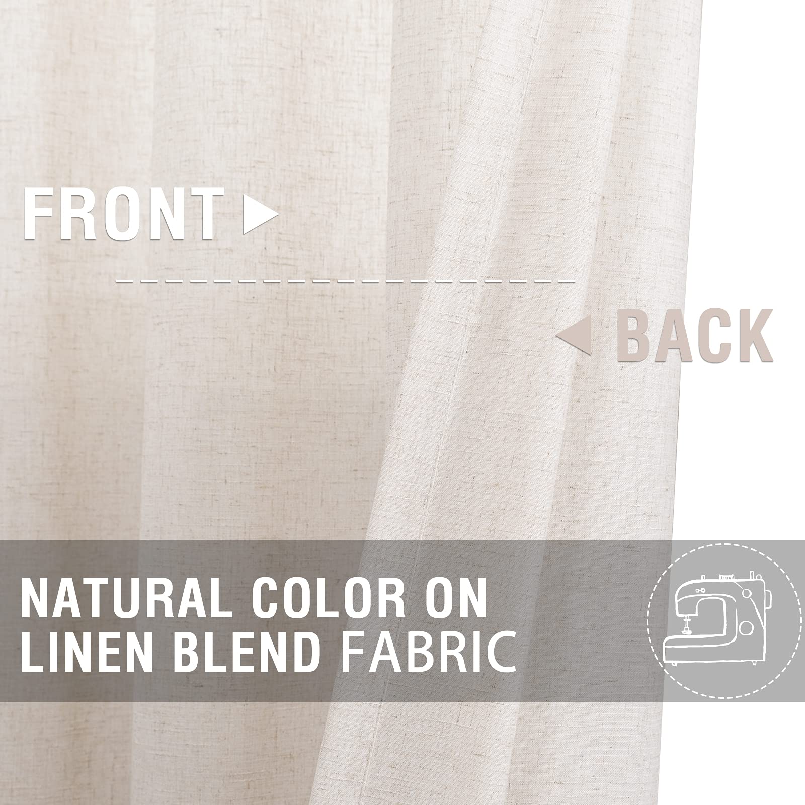 Linen Kitchen Curtains 30 Inch - Linen Roller Blind recensione e prezzo