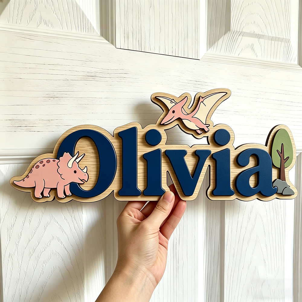 Personalized Dinosaur Name Sig - Interior Design Names recensione e prezzo