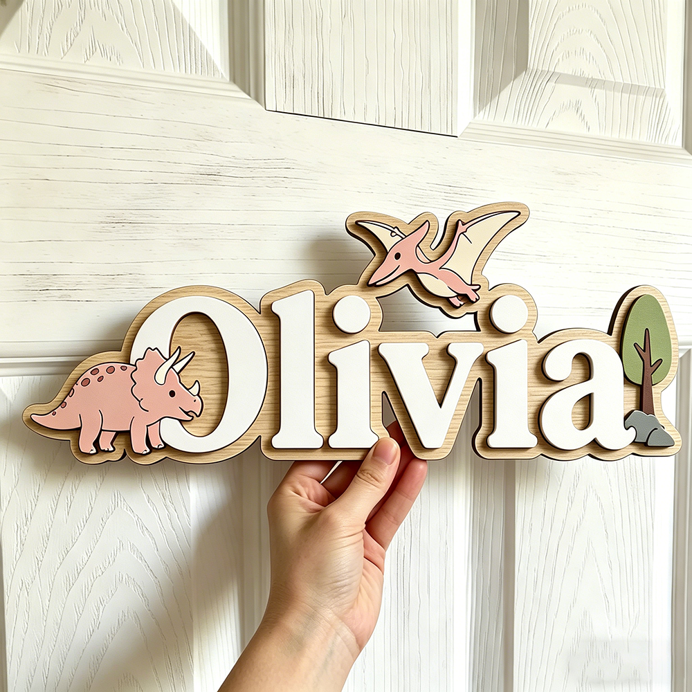 Personalized Dinosaur Name Sig - Interior Design Names recensione e prezzo