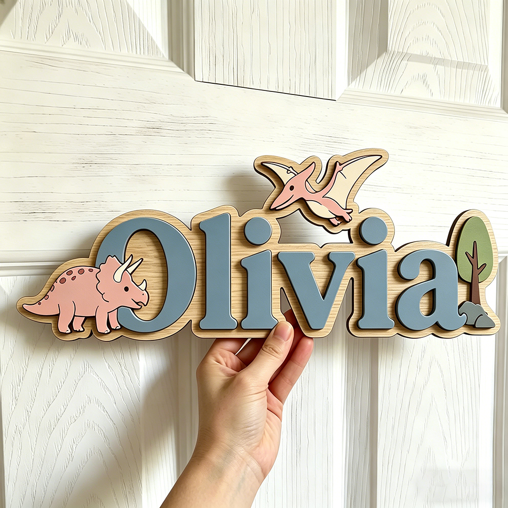 Personalized Dinosaur Name Sig - Interior Design Names recensione e prezzo
