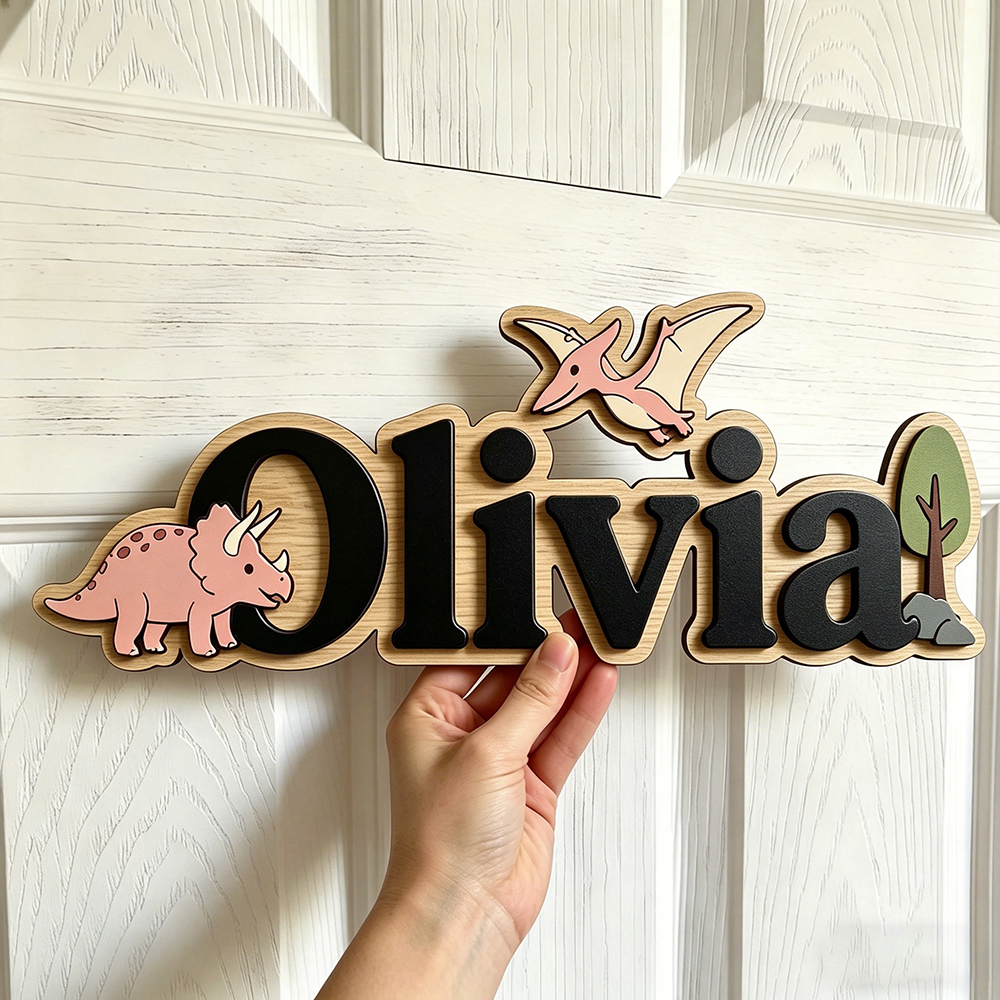 Personalized Dinosaur Name Sig - Interior Design Names recensione e prezzo