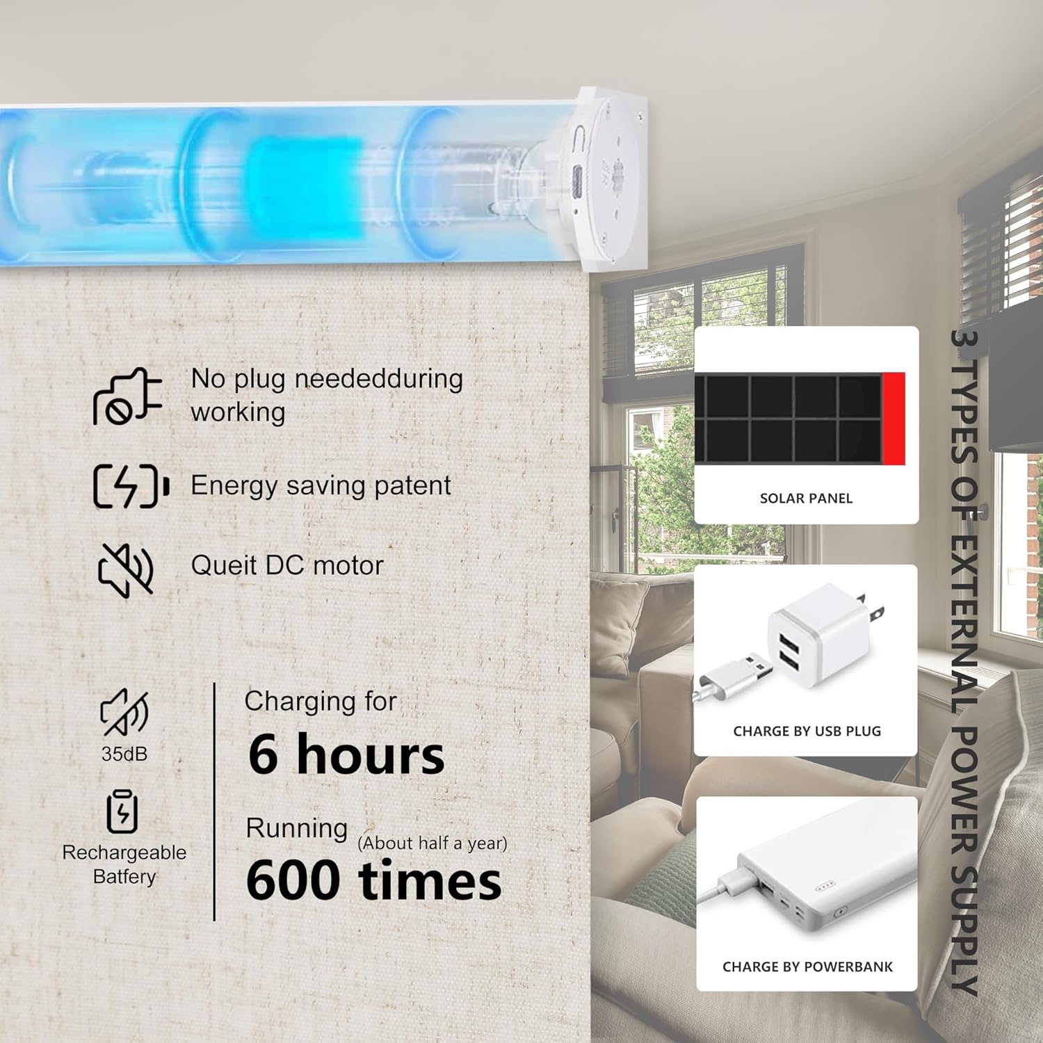 High Quality Modern Smart Auto - Linen Roller Blind recensione e prezzo