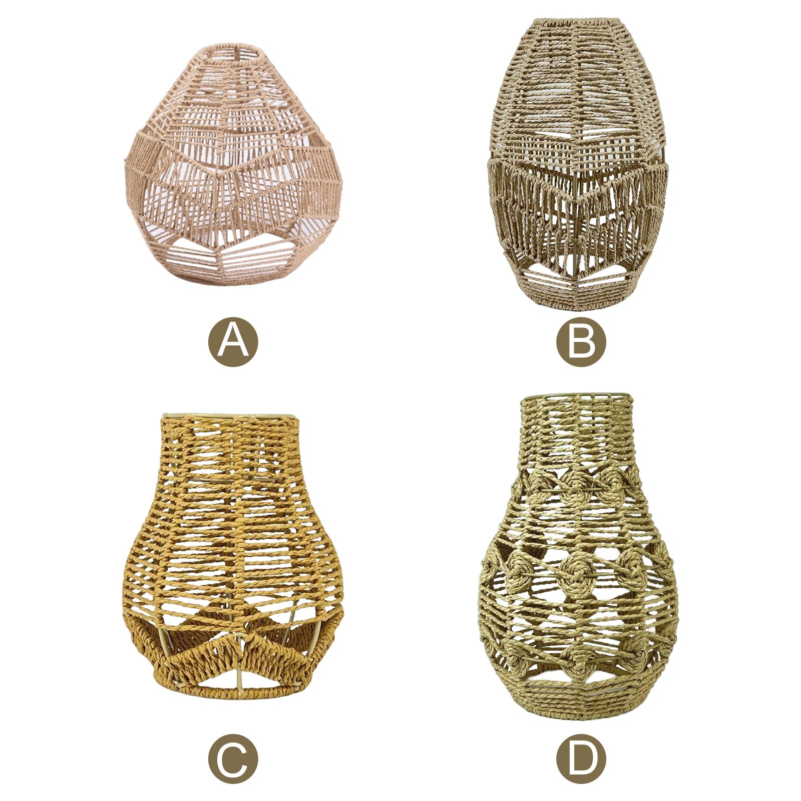 Boho Pendant Lamp Shade Paper  - Wicker Pendant Shade recensione e prezzo