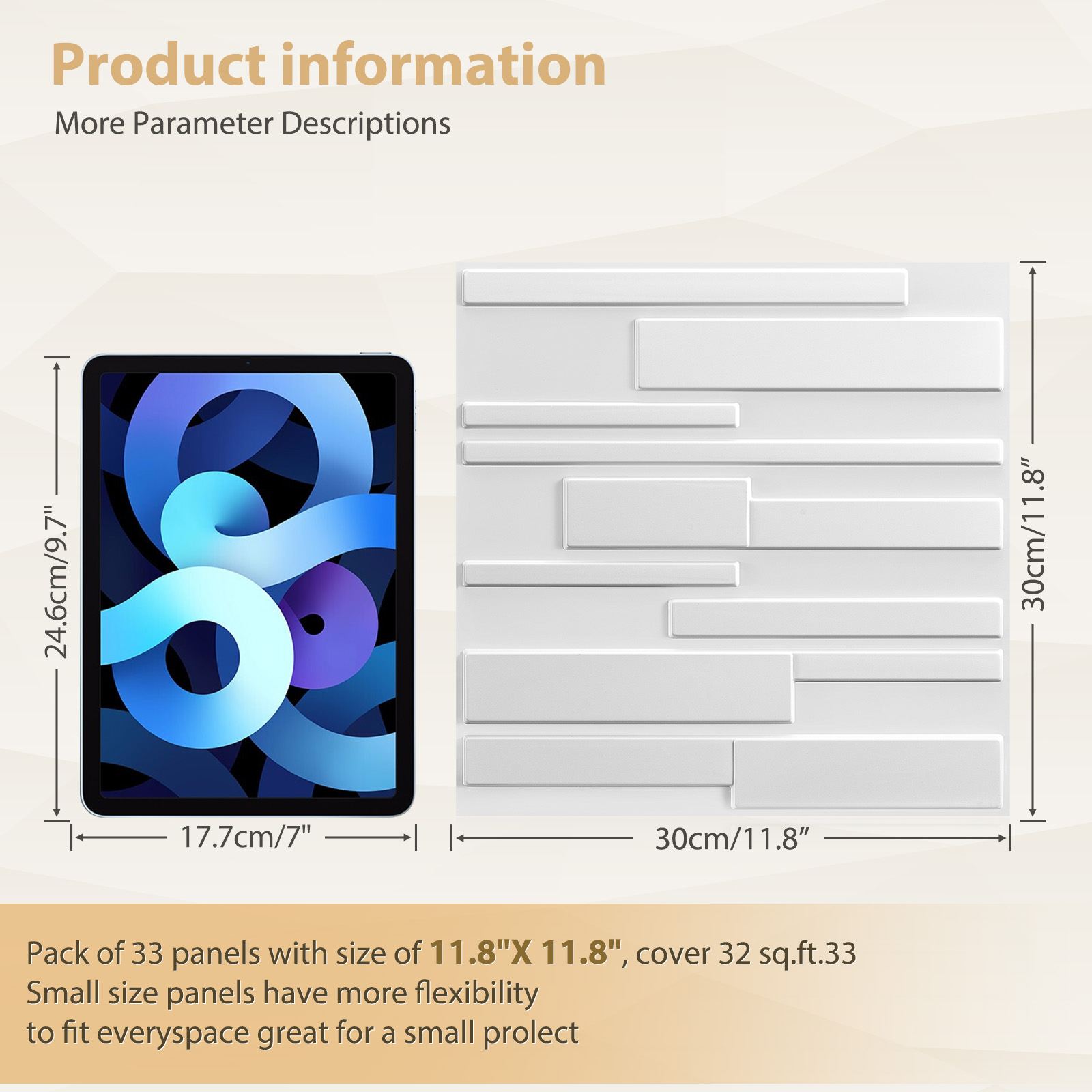 KUUJOJO 3D textured wall panel - Wall Panel 3D Texture recensione e prezzo