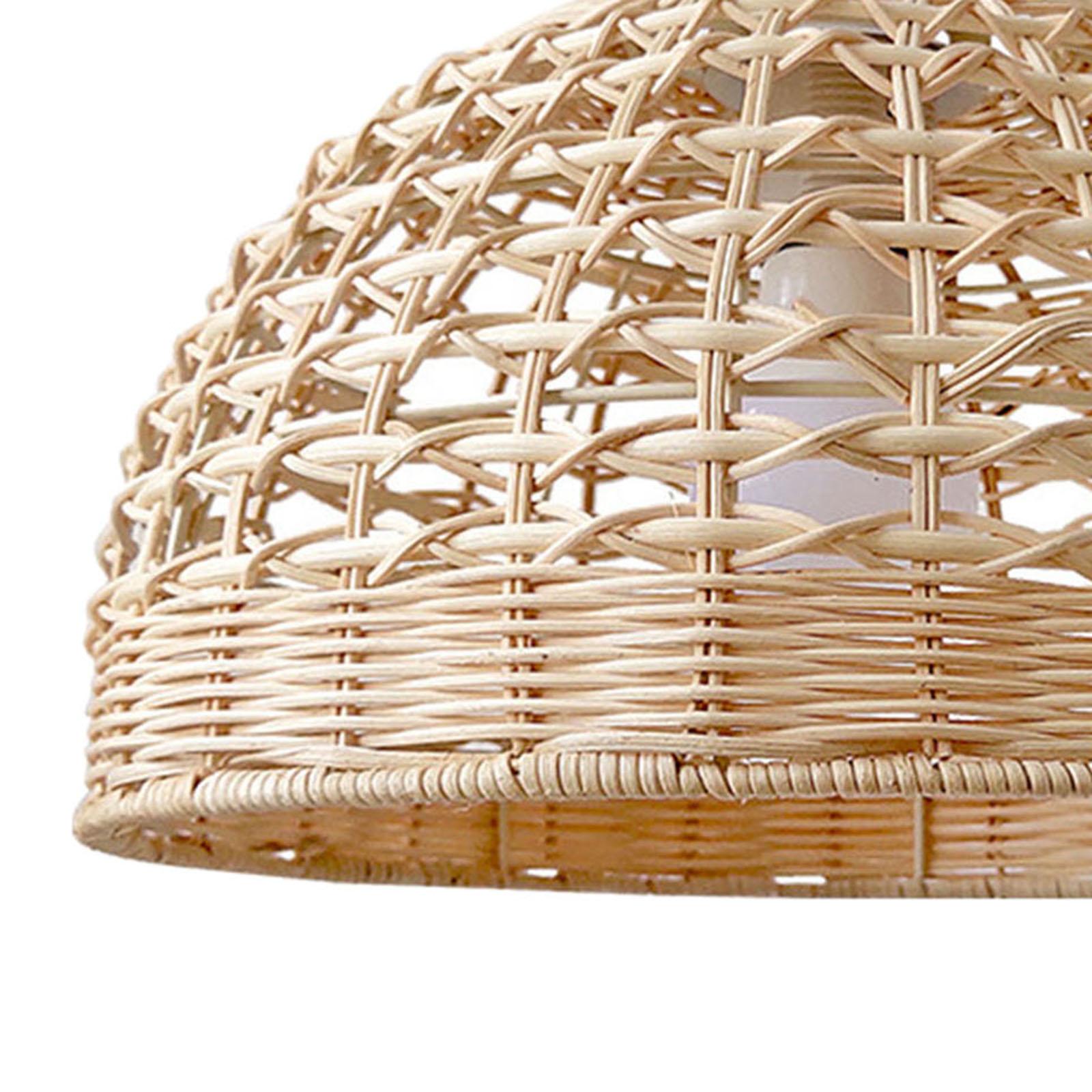 Rattan Lampshade Wicker Pendan - Wicker Pendant Shade recensione e prezzo