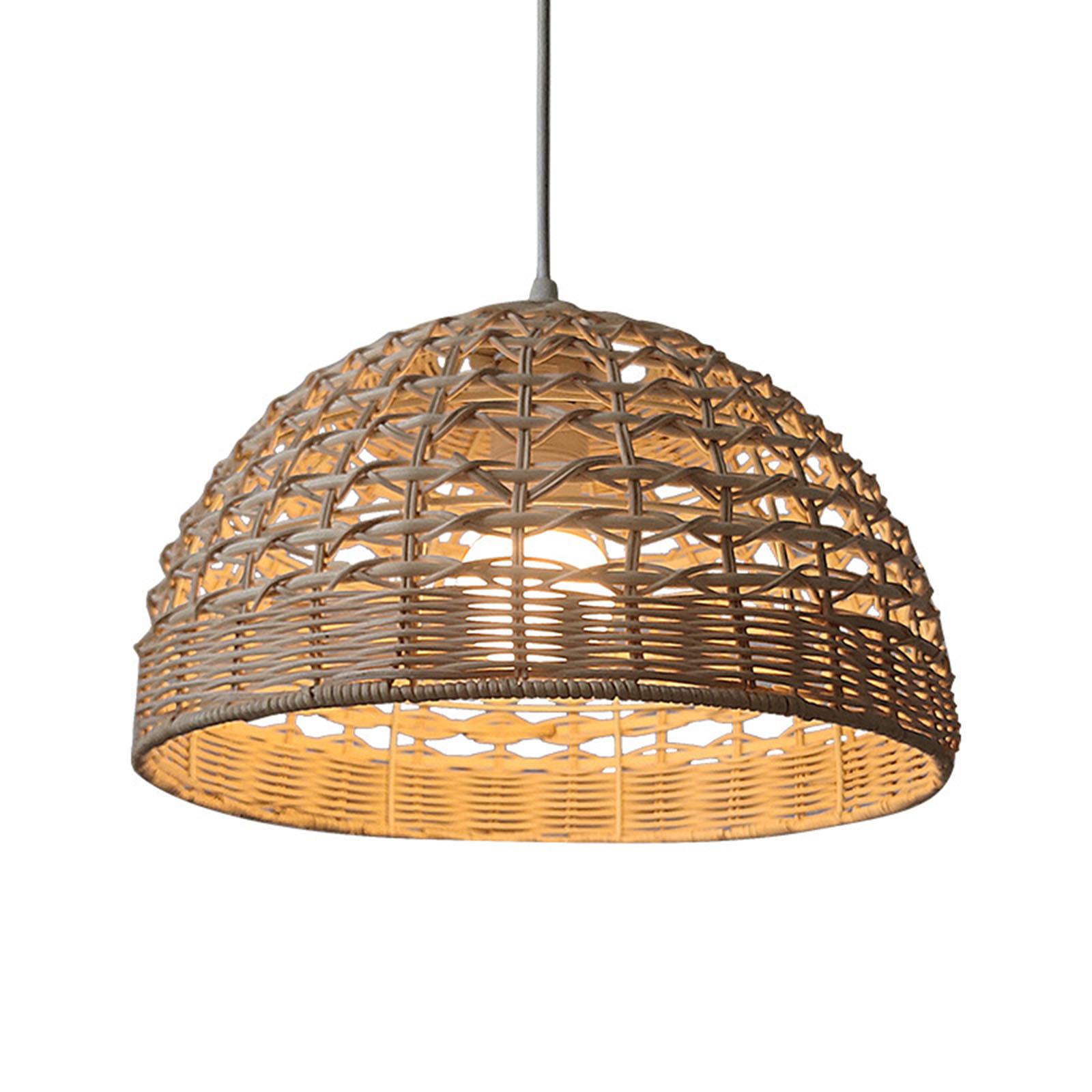 Rattan Lampshade Wicker Pendan - Wicker Pendant Shade recensione e prezzo