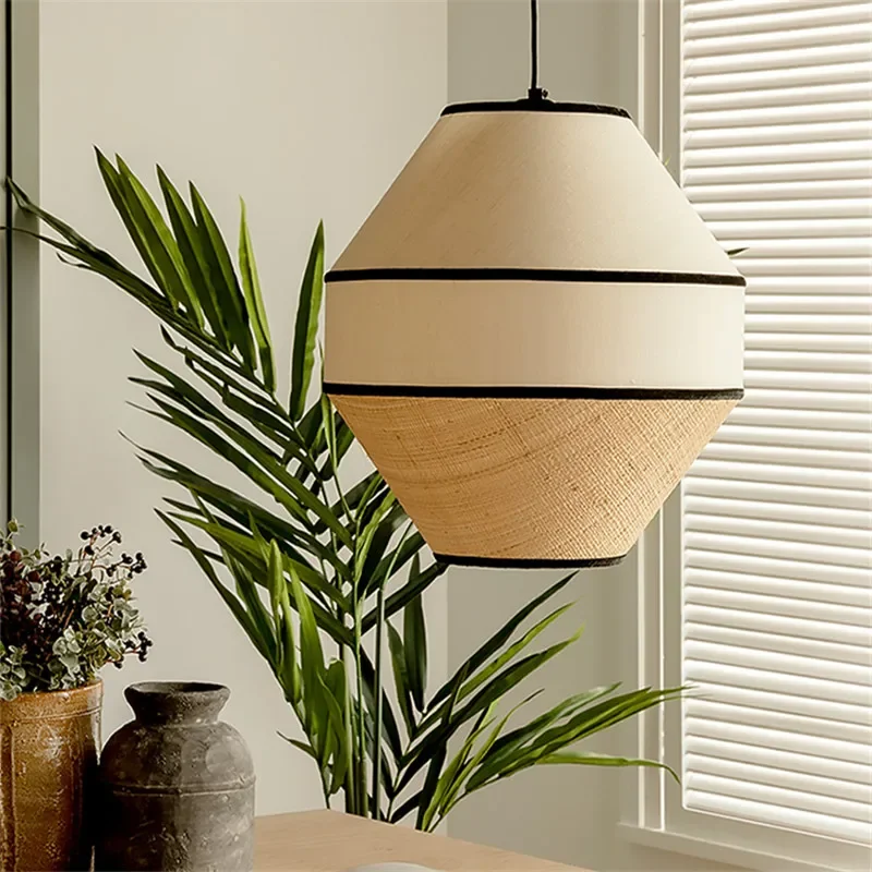 Wabi Sabi Handwoven Rattan Pen - Wicker Pendant Shade recensione e prezzo