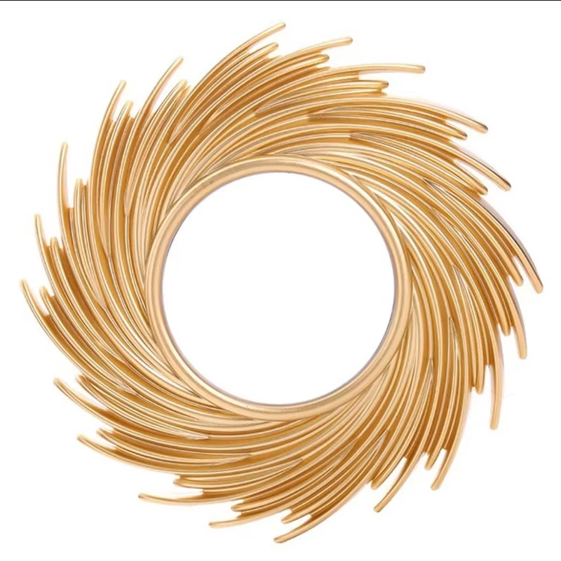 Round Rattan Makeup Mirror,Inn - Rattan Mirror Round recensione e prezzo