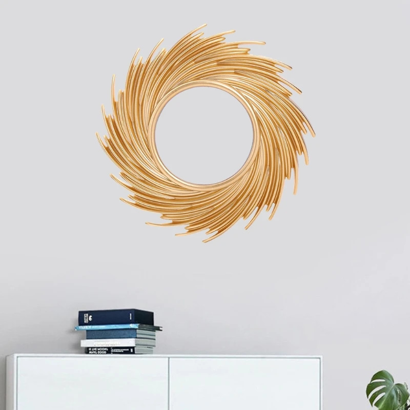 Round Rattan Makeup Mirror,Inn - Rattan Mirror Round recensione e prezzo