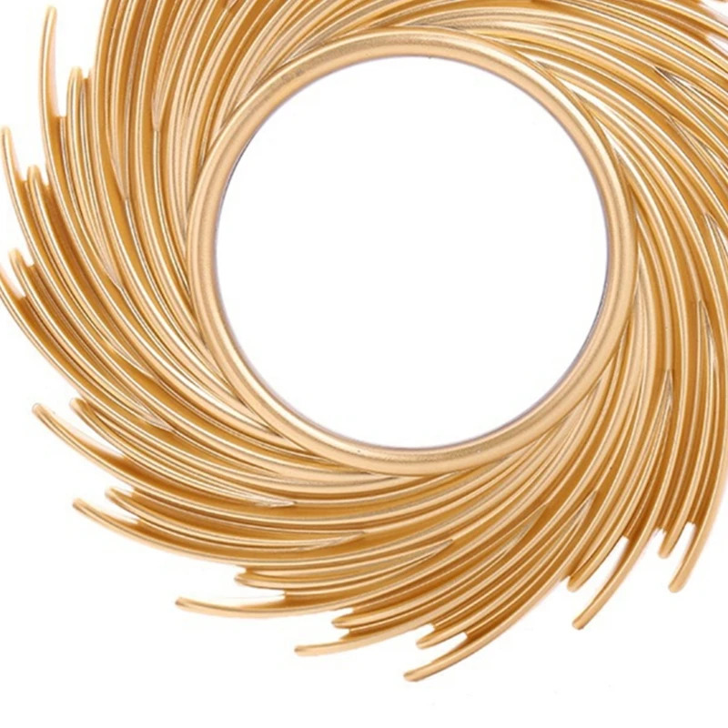 Round Rattan Makeup Mirror,Inn - Rattan Mirror Round recensione e prezzo