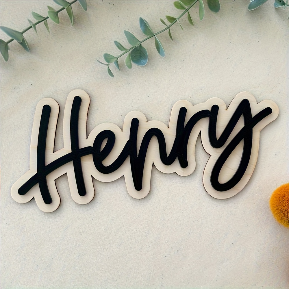 Personalized Double-Layered Wo - Interior Design Names recensione e prezzo