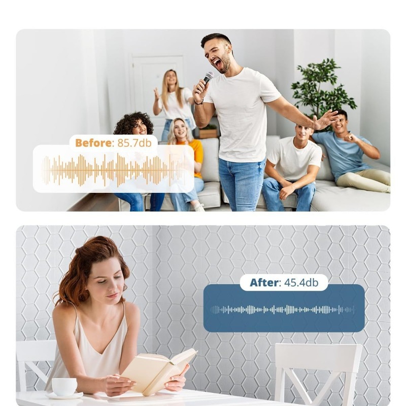 Acoustic Wall Panels Self-adhe - Wall Panel 3D Texture recensione e prezzo