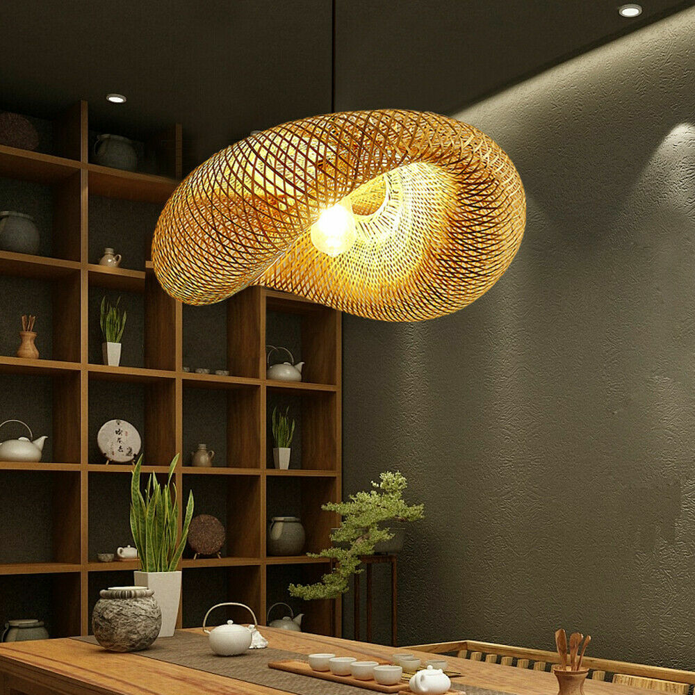 Bamboo Wicker Rattan Shade Pen - Wicker Pendant Shade recensione e prezzo