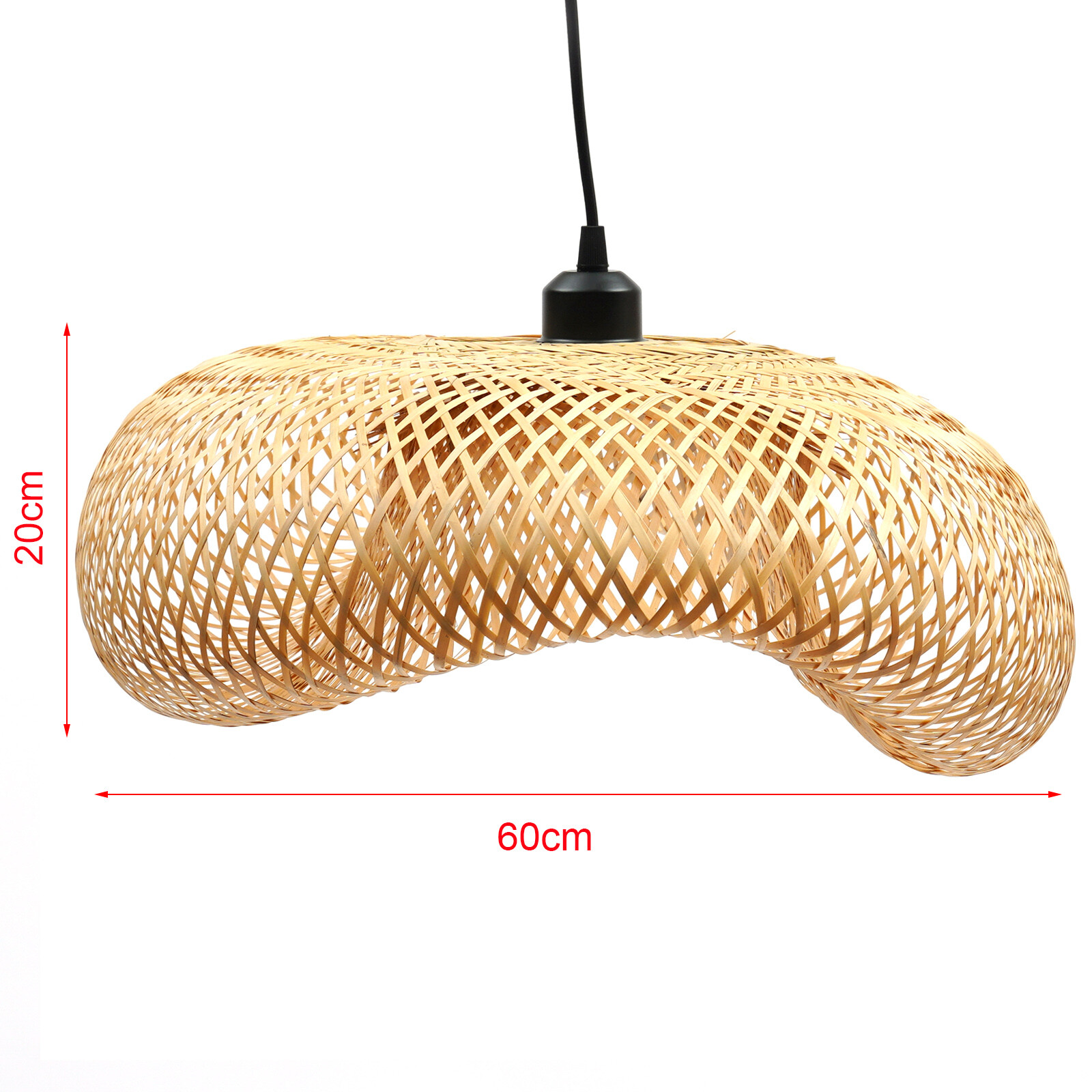 Bamboo Wicker Rattan Shade Pen - Wicker Pendant Shade recensione e prezzo