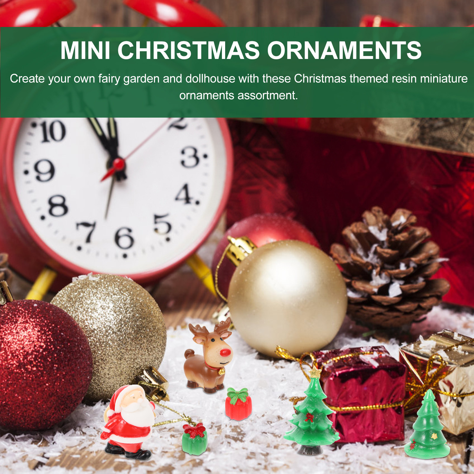 27Pcs Creative Resin Christmas - Interior Design Xmas recensione e prezzo