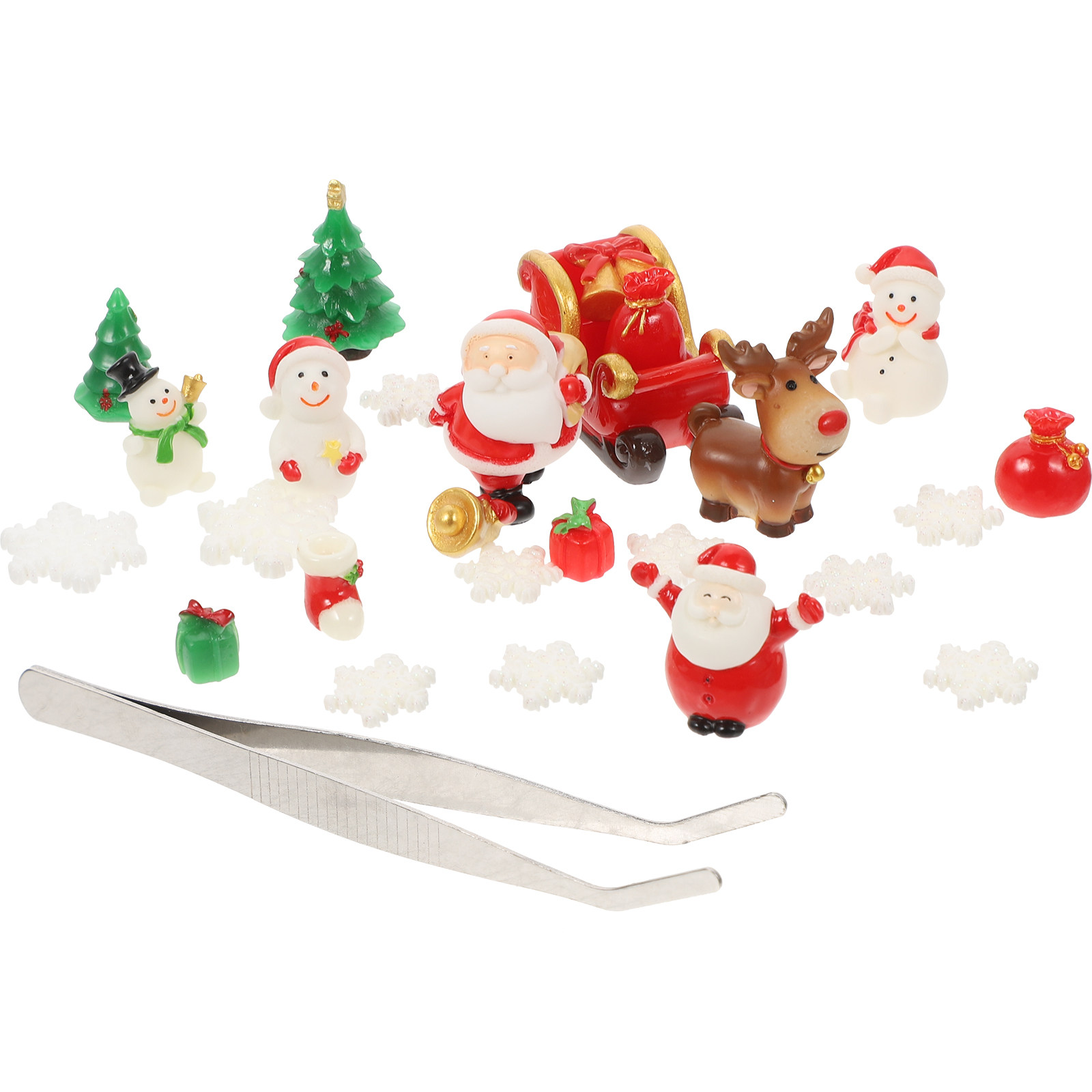 27Pcs Creative Resin Christmas - Interior Design Xmas recensione e prezzo