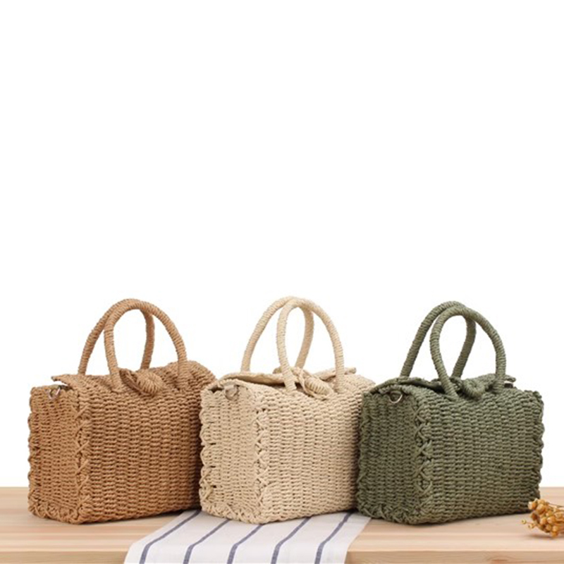 Summer Straw Beach Bag Handmad - Woven Basket Set recensione e prezzo