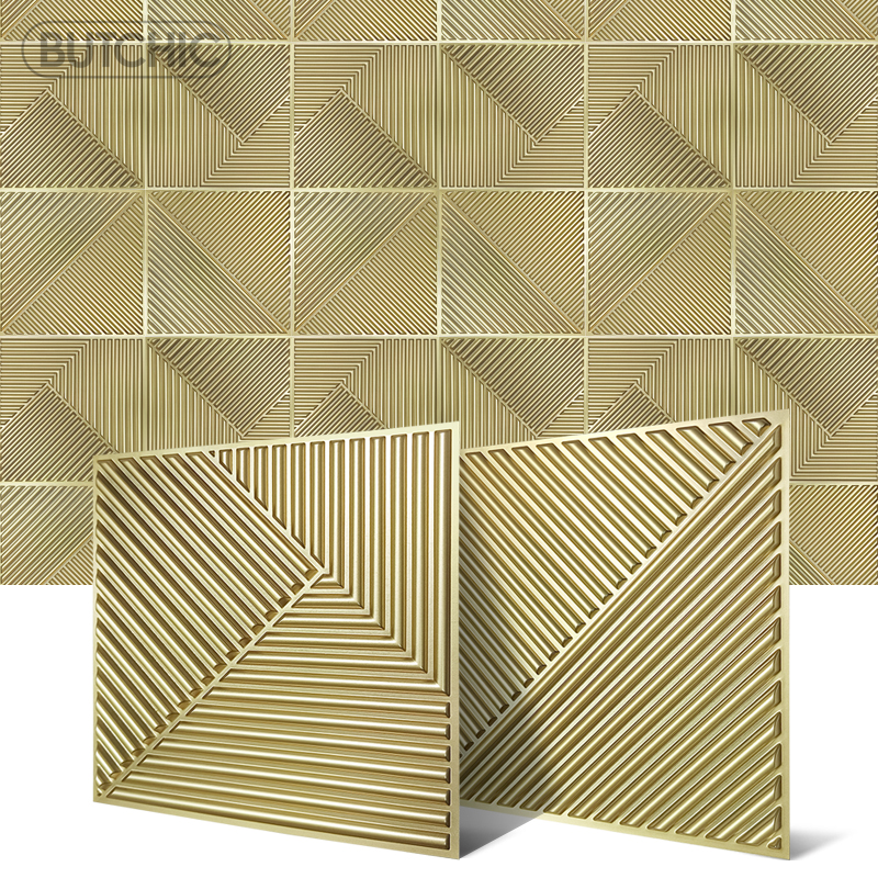 12pcs 50cm 3D wall decor Wood  - Wall Panel 3D Texture recensione e prezzo