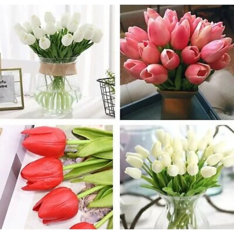 Silicone Artificial Tulips Fak - Interior Design Ideas recensione e prezzo