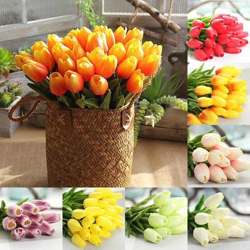 Silicone Artificial Tulips Fak - Interior Design Ideas recensione e prezzo