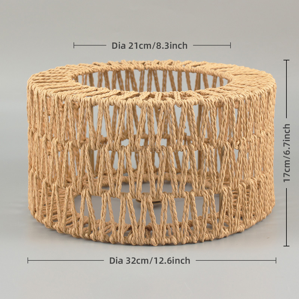 Rattan Lamp Shade E27 Wicker W - Wicker Pendant Shade recensione e prezzo