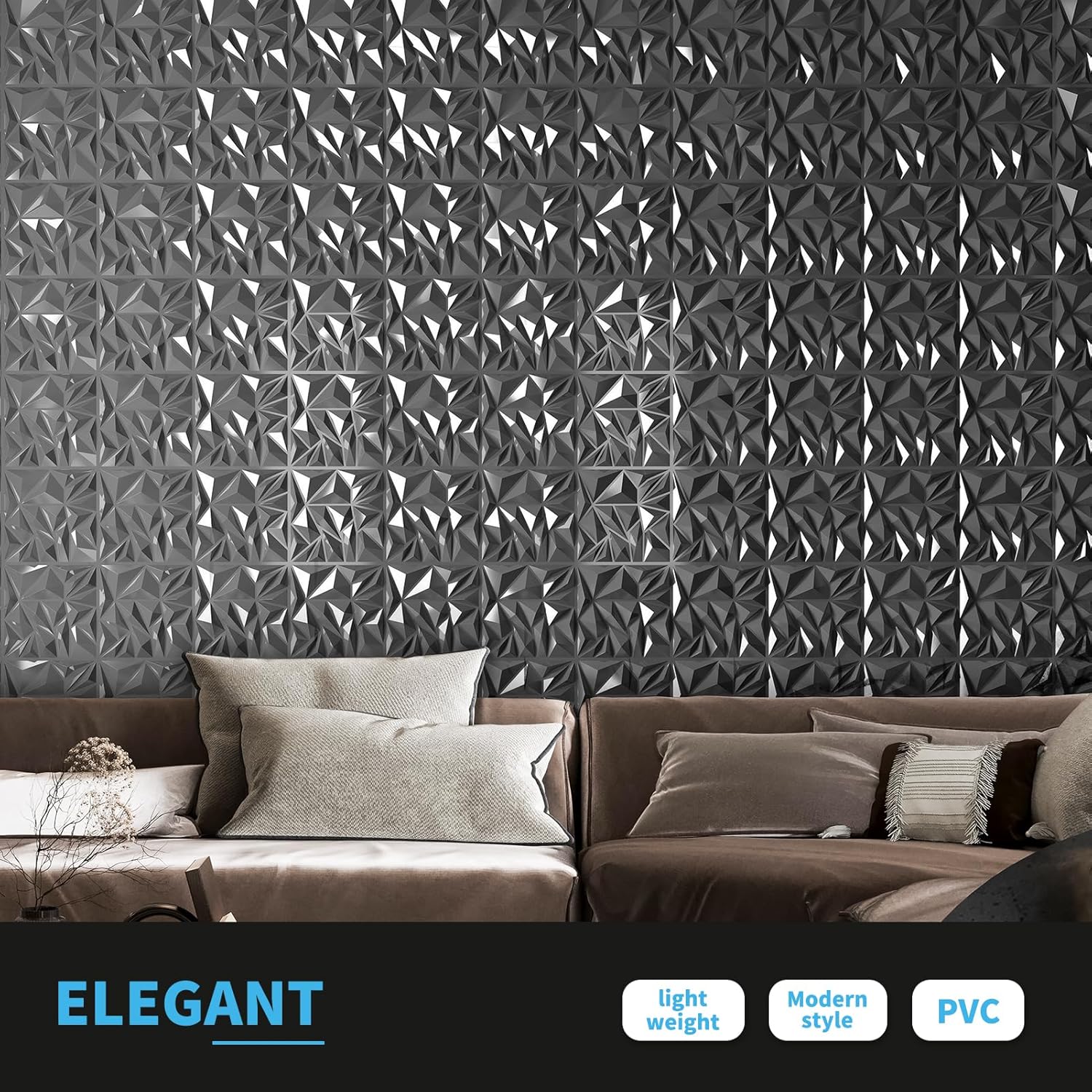 33-Pack 3D Wall Panels Diamond - Wall Panel 3D Texture recensione e prezzo