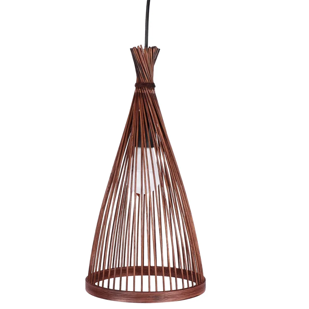 Japanese Chandelier Natural Ba - Wicker Pendant Shade recensione e prezzo