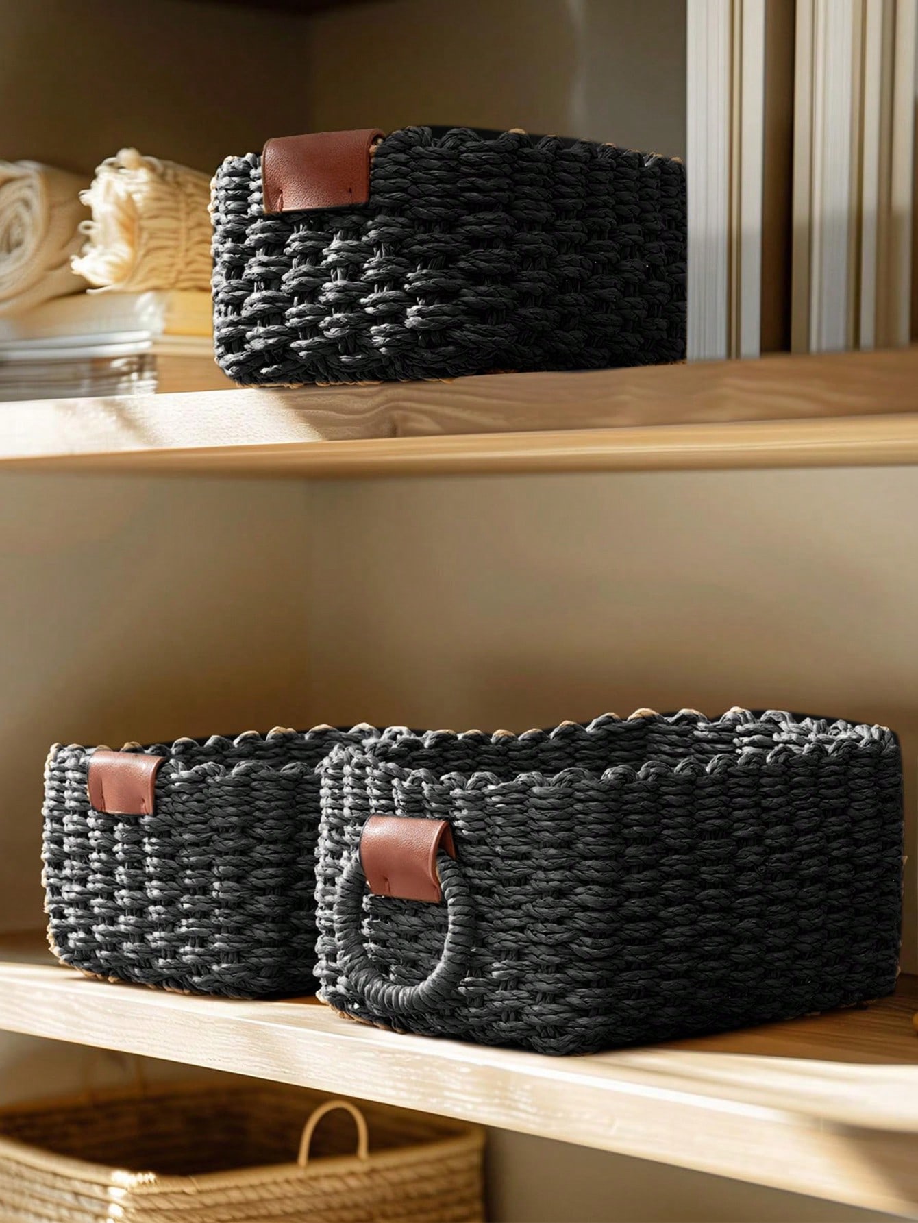 1pc Woven Basket, 3pcs (S+M+L) - Woven Basket Set recensione e prezzo