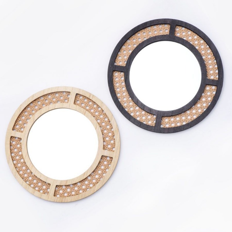 Creative Decorative Mirror Han - Rattan Mirror Round recensione e prezzo