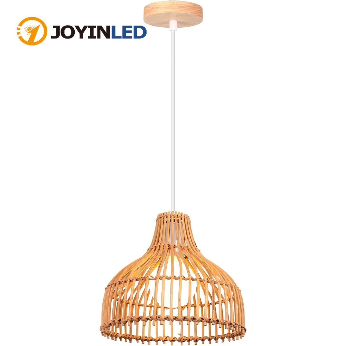 Rattan Woven Pendant Lamp Boho - Wicker Pendant Shade recensione e prezzo