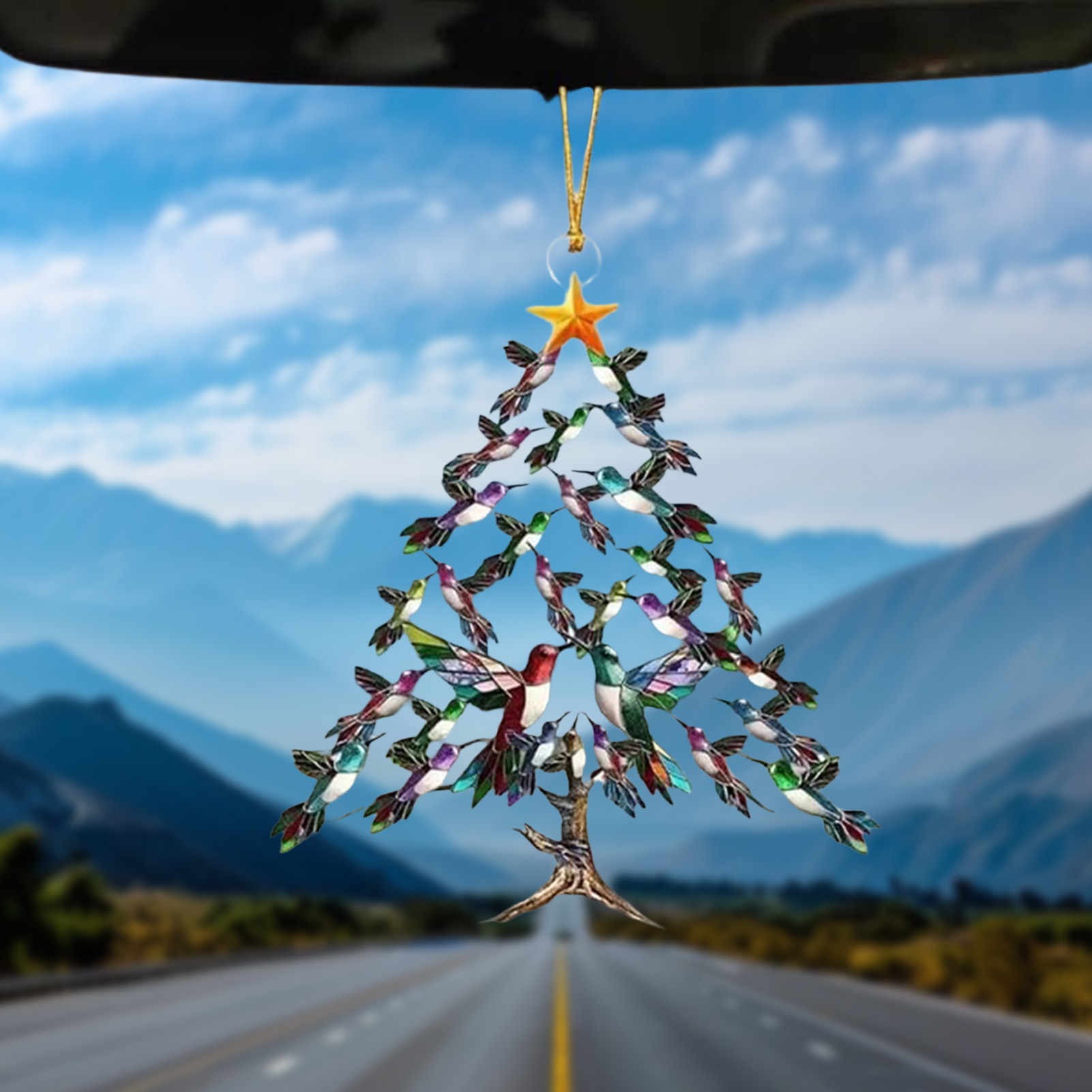 8cm 2D Acrylic Bird Ornaments  - Interior Design Xmas recensione e prezzo