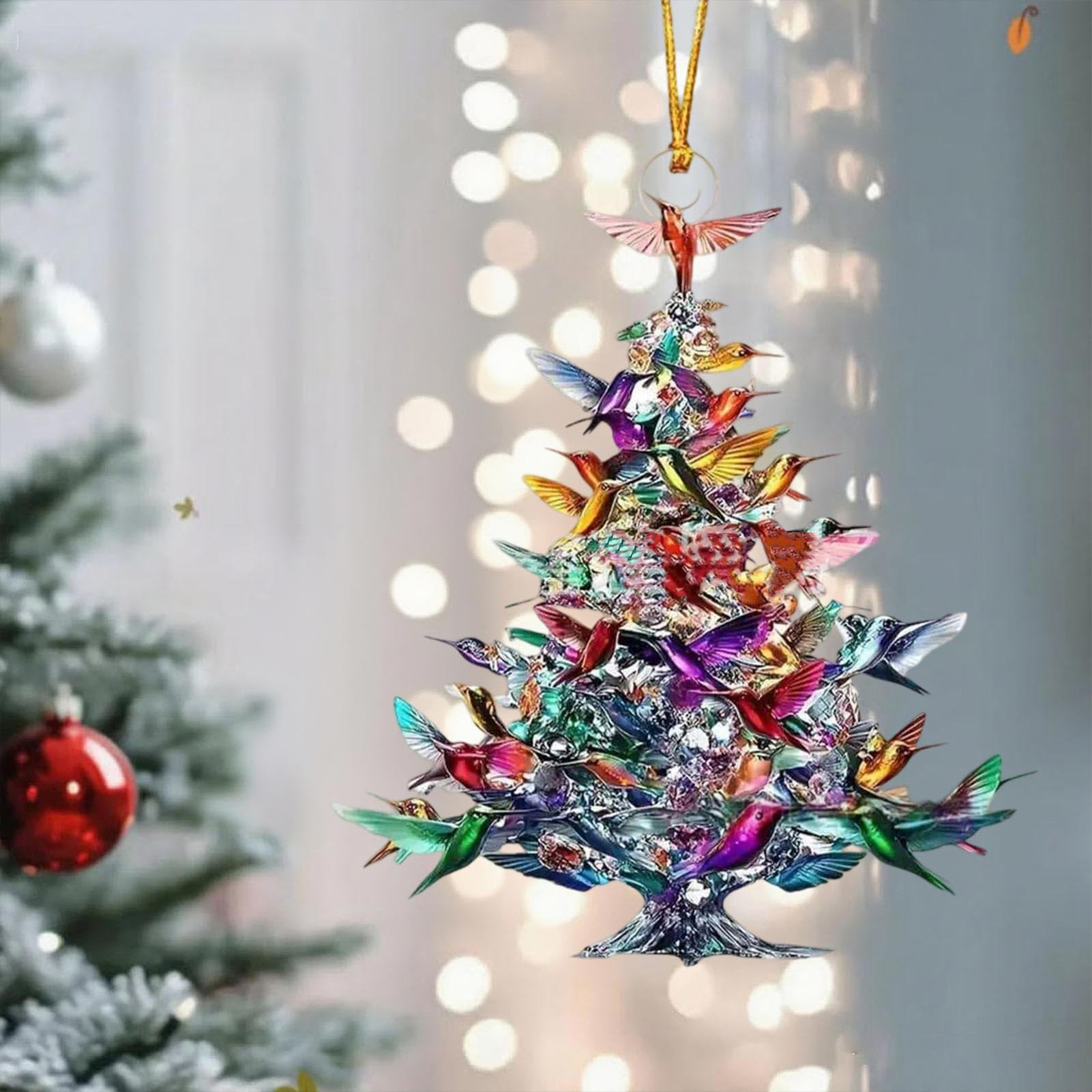 8cm 2D Acrylic Bird Ornaments  - Interior Design Xmas recensione e prezzo
