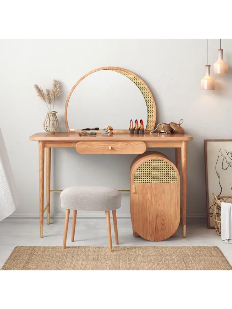 Bedroom furniture rattan decor - Rattan Mirror Round recensione e prezzo