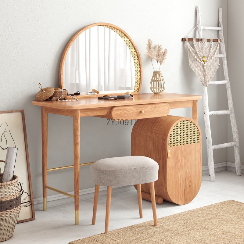Bedroom furniture rattan decor - Rattan Mirror Round recensione e prezzo