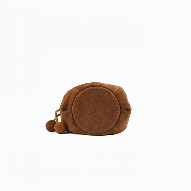 Frosted Suede Bucket Bag Pumpk - Interior Design High End recensione e prezzo