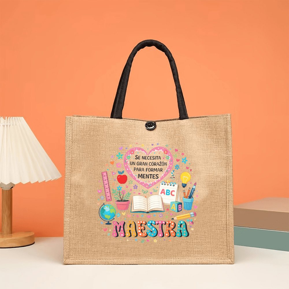 Maestra Printed Linen Tote Bag - Interior Design Book recensione e prezzo