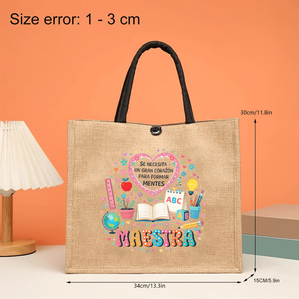 Maestra Printed Linen Tote Bag - Interior Design Book recensione e prezzo