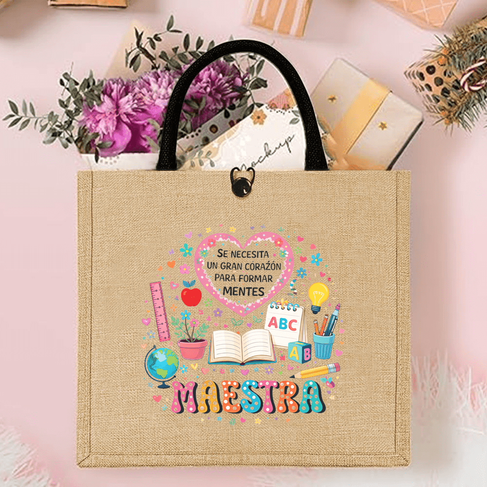 Maestra Printed Linen Tote Bag - Interior Design Book recensione e prezzo