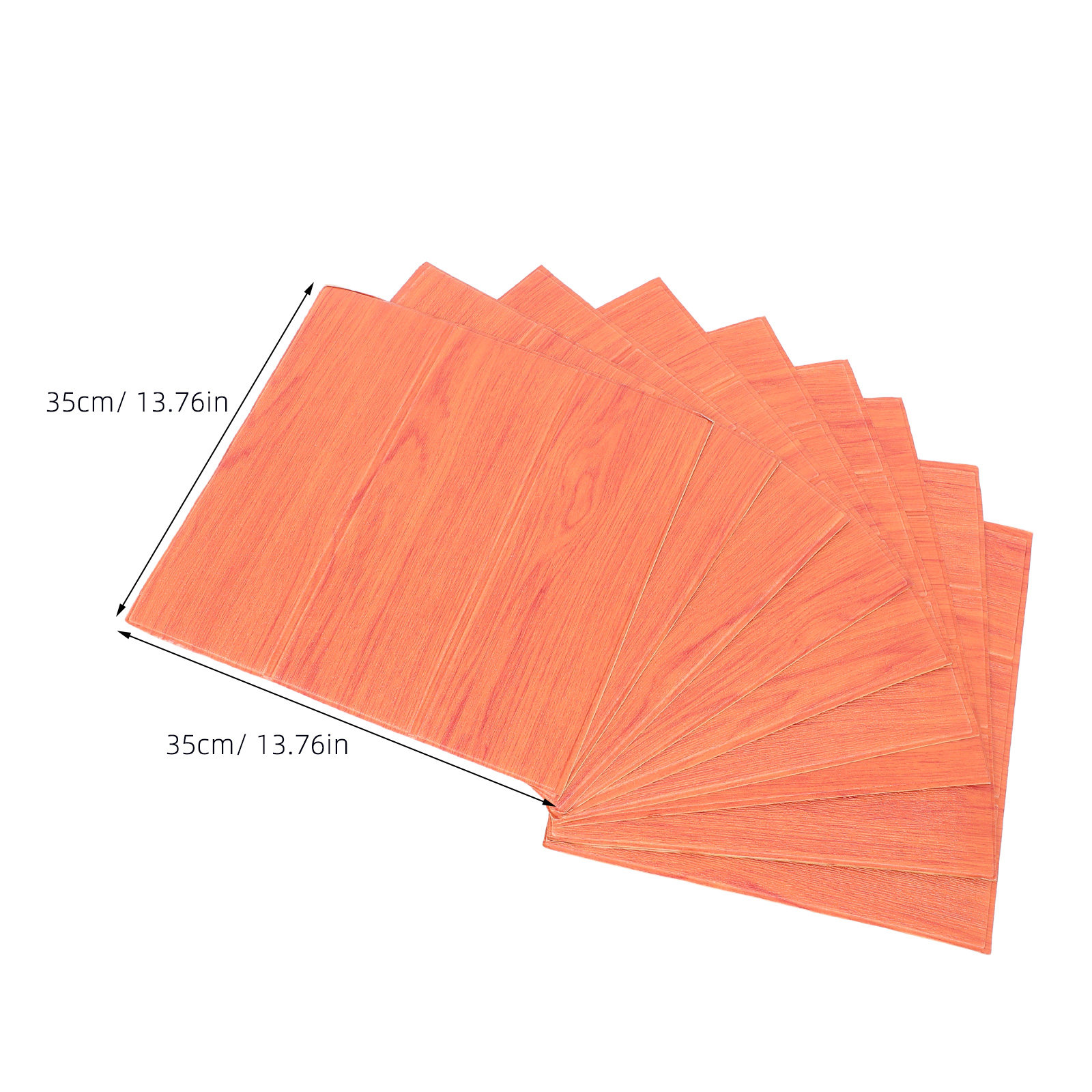 10Pcs Self Adhesive Faux Brick - Wall Panel 3D Texture recensione e prezzo